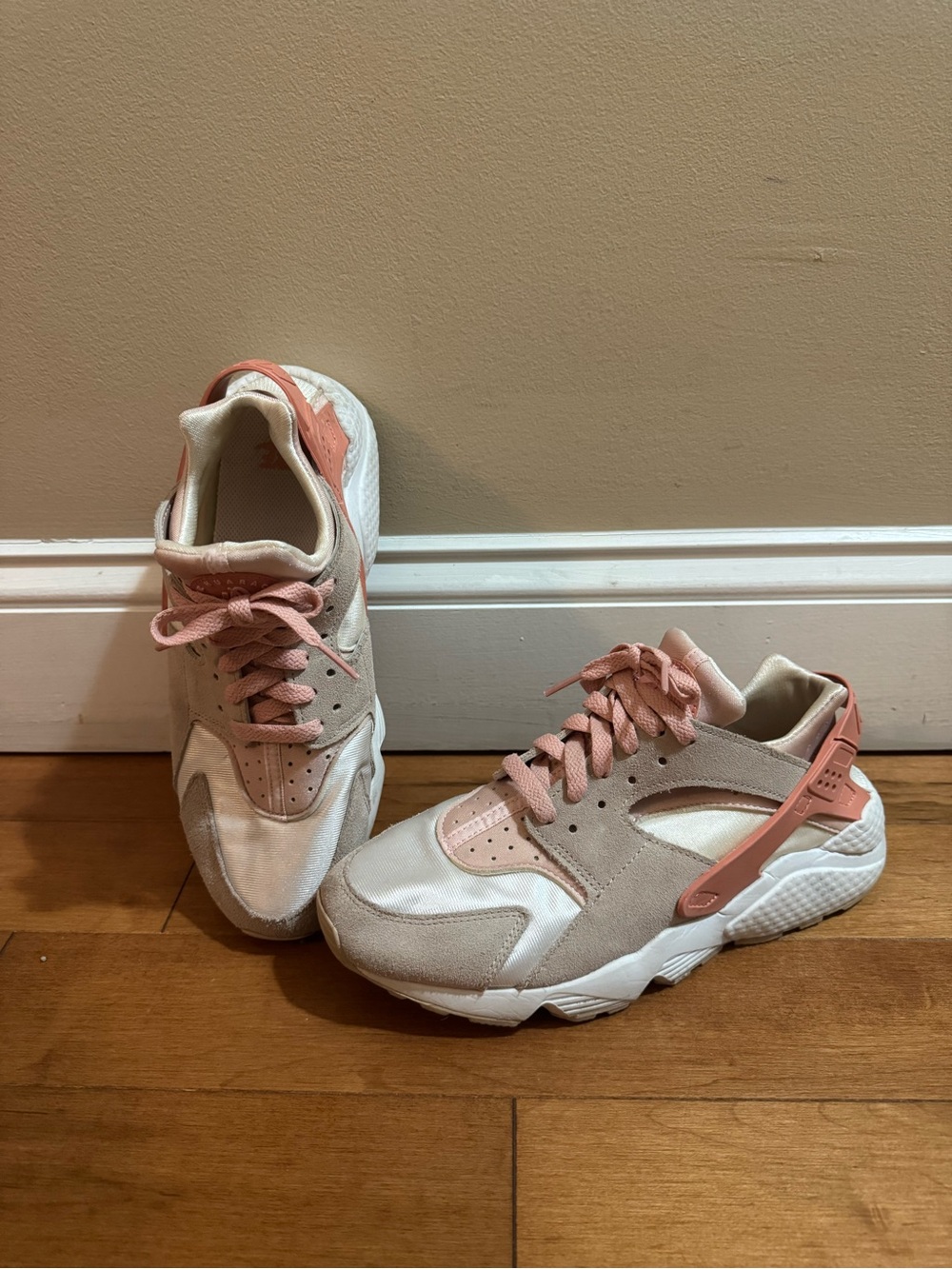 Nike Air Hurache- Neutral Beige & Blush